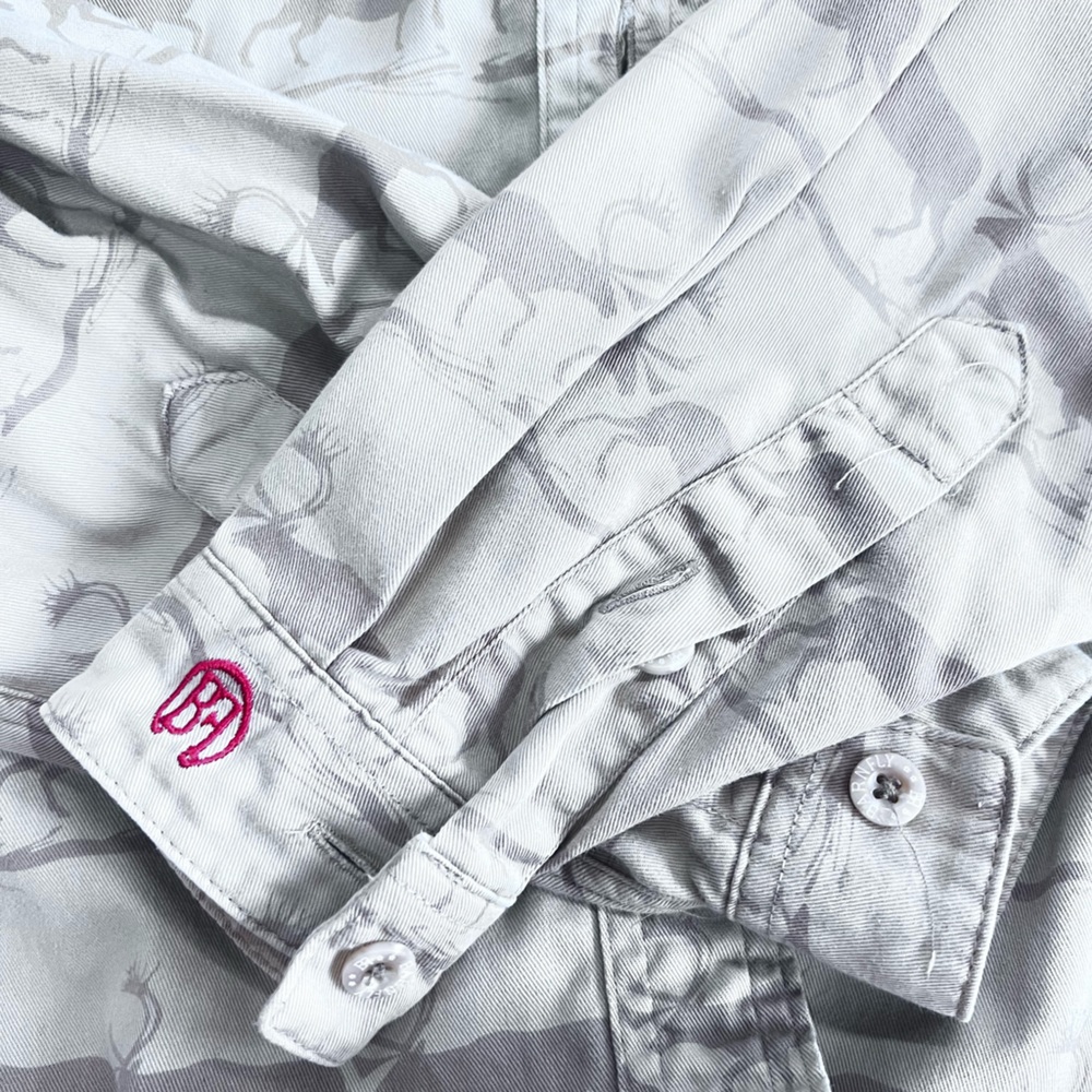 Stylish Gray Button Down Shirt
